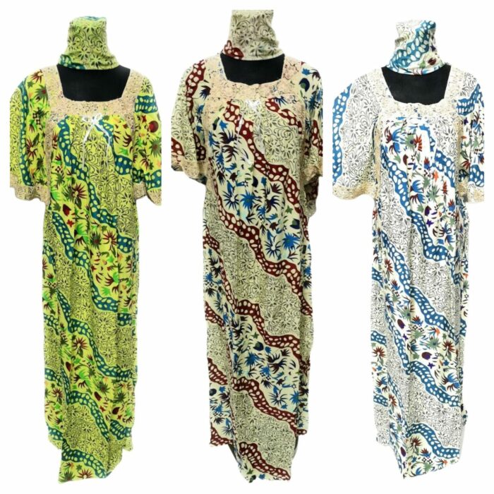 Women Moroccan Cotton Chest Panel Robe Maxi Dress Kaftan Jilbab Tunic (10)