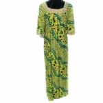 Women Moroccan Cotton Chest Panel Robe Maxi Dress Kaftan Jilbab Tunic (3)