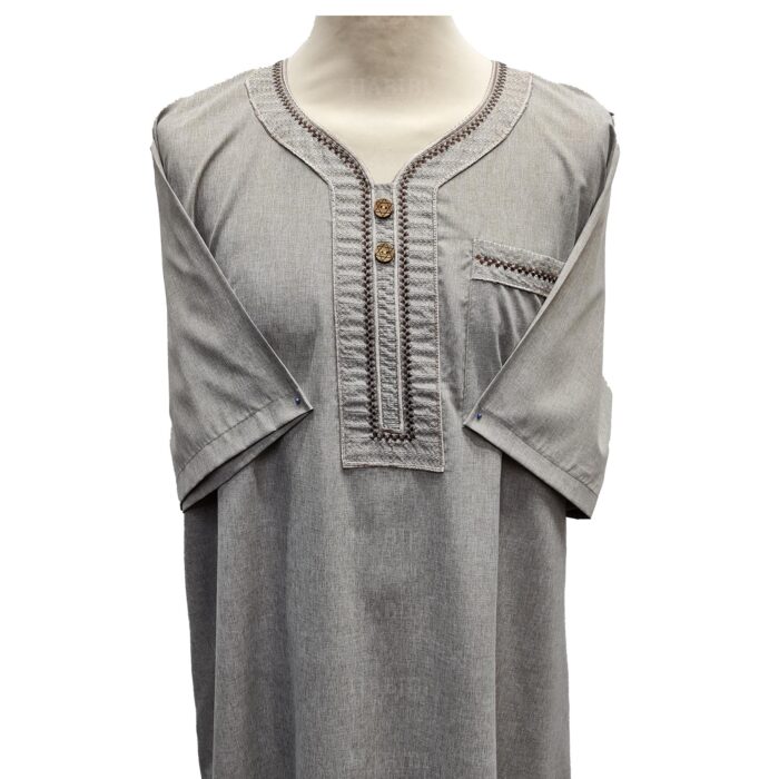 Yarmook New102 Men Short Sleeves Moroccan Thobes Jubba Kandora 151230