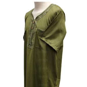 Yarmook New106 Men Short Sleeves Moroccan Thobes Jubba Kandora 151837