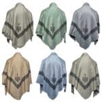 Ymenshwl 0013u1 Unisex Premium Arab Head Scarf Yemeni Wrap Kashmiri Shawl Keffiyeh Yashmagh