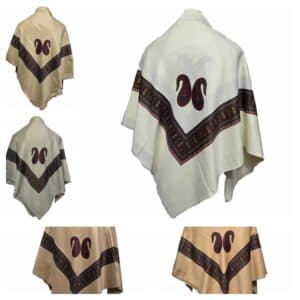 Ymenshwl 0018b1 Unisex Premium Arab Head Scarf Yemeni Wrap Kashmiri Shawl Keffiyeh Yashmagh
