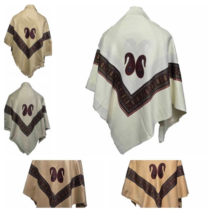 Ymenshwl 0018b1 Unisex Premium Arab Head Scarf Yemeni Wrap Kashmiri Shawl Keffiyeh Yashmagh
