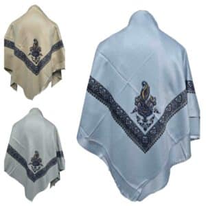 Ymenshwl 0021jj1 Unisex Premium Arab Head Scarf Yemeni Wrap Kashmiri Shawl Keffiyeh Yashmagh