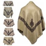 Ymenshwl 002a Unisex Premium Arab Head Scarf Yemeni Wrap Kashmiri Shawl Keffiyeh Yashmagh
