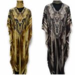 Women’s Kaftan Sequin No-Belt Floral - 2 Colours