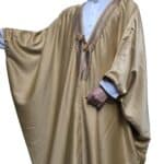 En’s Royal Premium Arabian Bisht 3 Quarter Sleeves Cloak Arab Dress Thobe Islam Robe Eid (7)