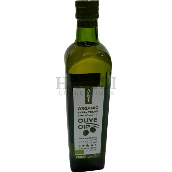 Organic Extra Virgin Olive Oil Cold Pressed 100% Natural. Made from finest organic olives. Deep, bright green colour and a fruity, bittersweet taste hints. Very low acidity, rich content of polyphenoles. As a result, they have high nutritional value. Portuguese natural product. Suitable for Vegetarians. Net Weight: 750ml. Genuine product of Portugal. Store at room temperature away from light and heat.